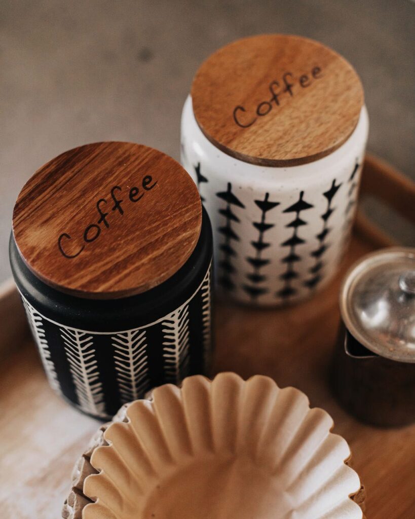 We provide coffee pods to use with the Keurig.