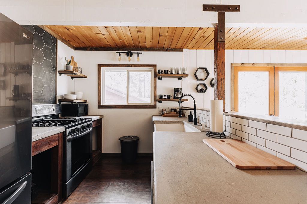 The kitchen is fully equipped for everything you need for all your meals.